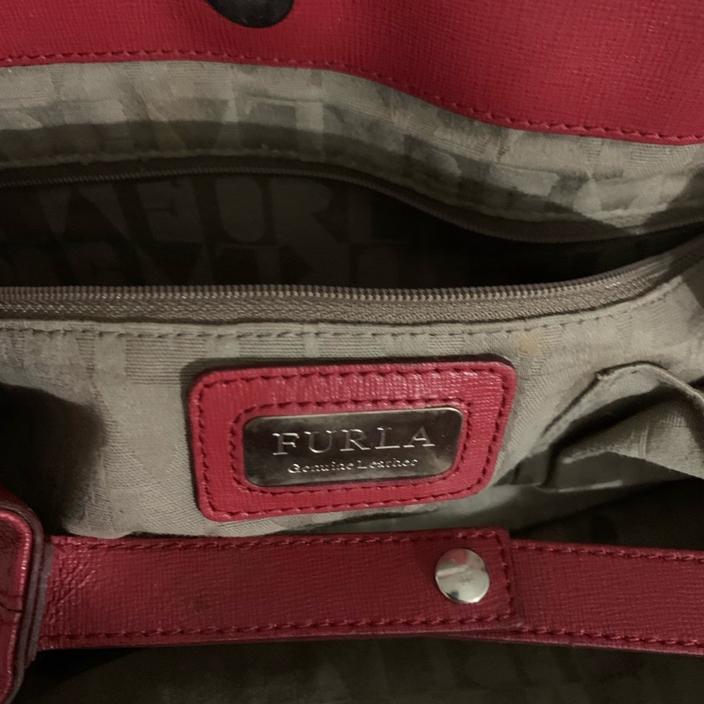 Furla Bold Red Satchel - Picture 3 of 3